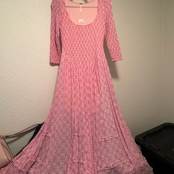 Free people size Small It’s fate long sleeve maxi - Picture 2 of 7